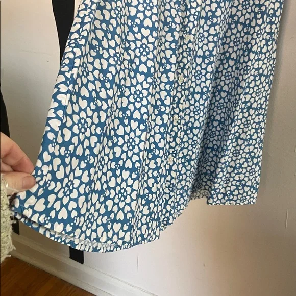 NWOT Boden Posy midi shirt dress in heart floral print - Picture 12 of 15